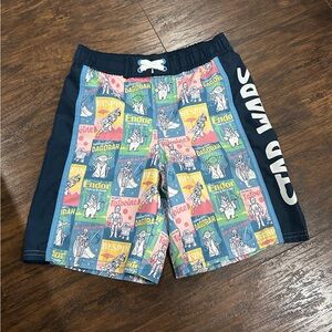Disney Star Wars Boy's Swim Trunks Size 7/8